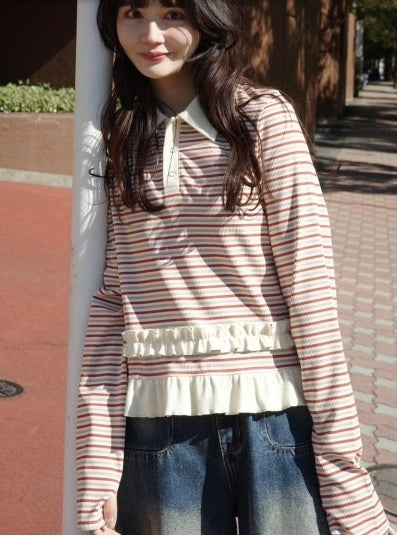 Border 褶邊 Polo 衫